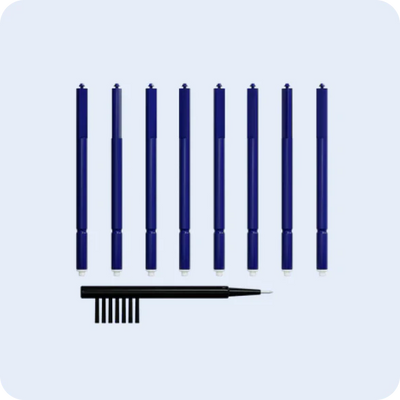 6x Wax Guards + 1x Cleaning Brush
